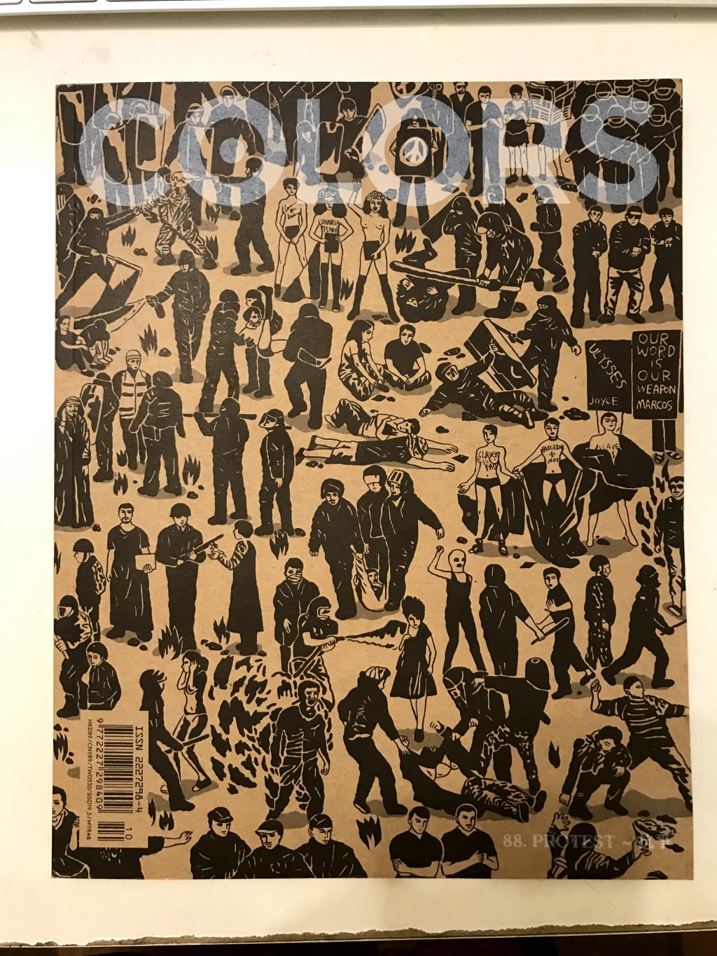 現在是世界觀，但未來或許會成為工具書的一期雜誌──Colors/NO.88/抗爭